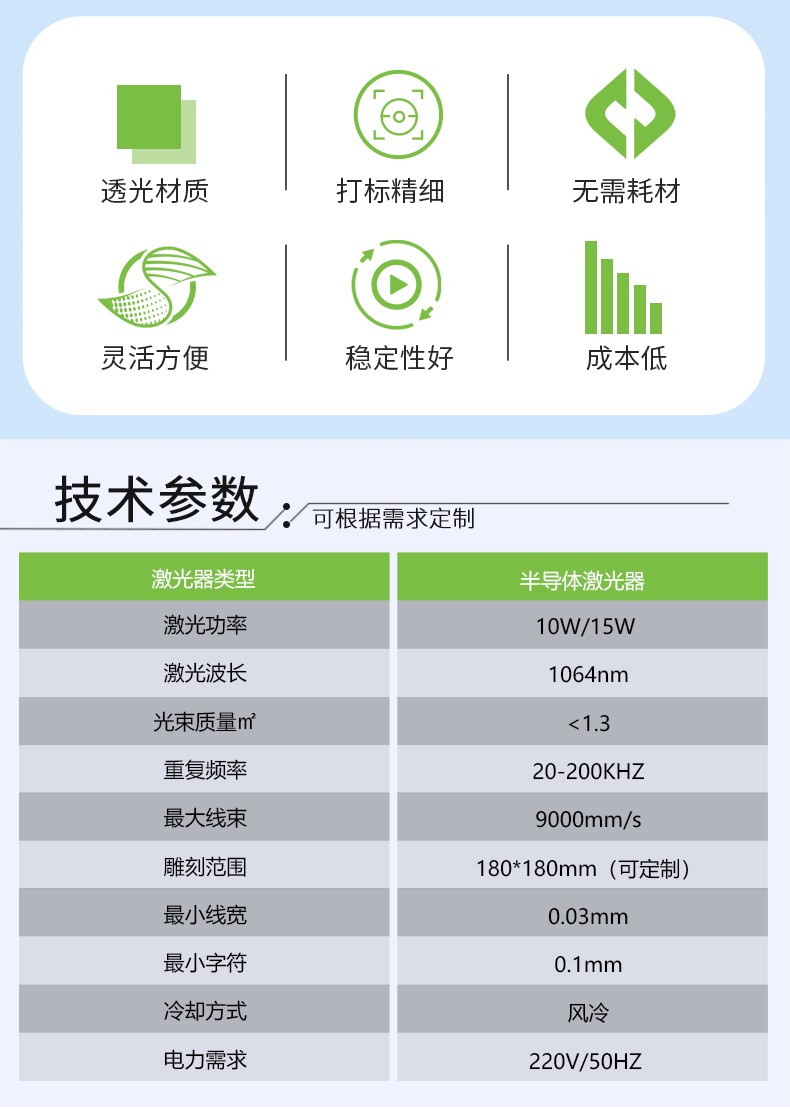 端泵激光打标机，透光材料激光打标机，端面泵激光打标机厂家，端泵激光打标机多少钱-